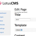 Lightweight CMS For simple projects