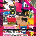 URBAN PAPER book launch paper toy art show